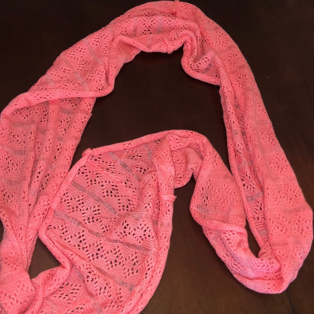 hot pink  connected scarf